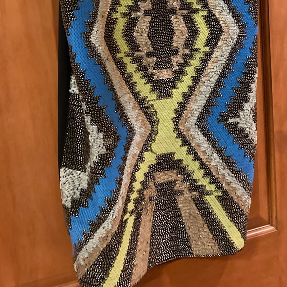 English Rose Beaded Sequined Dress: Size Medium - Picture 2 of 6